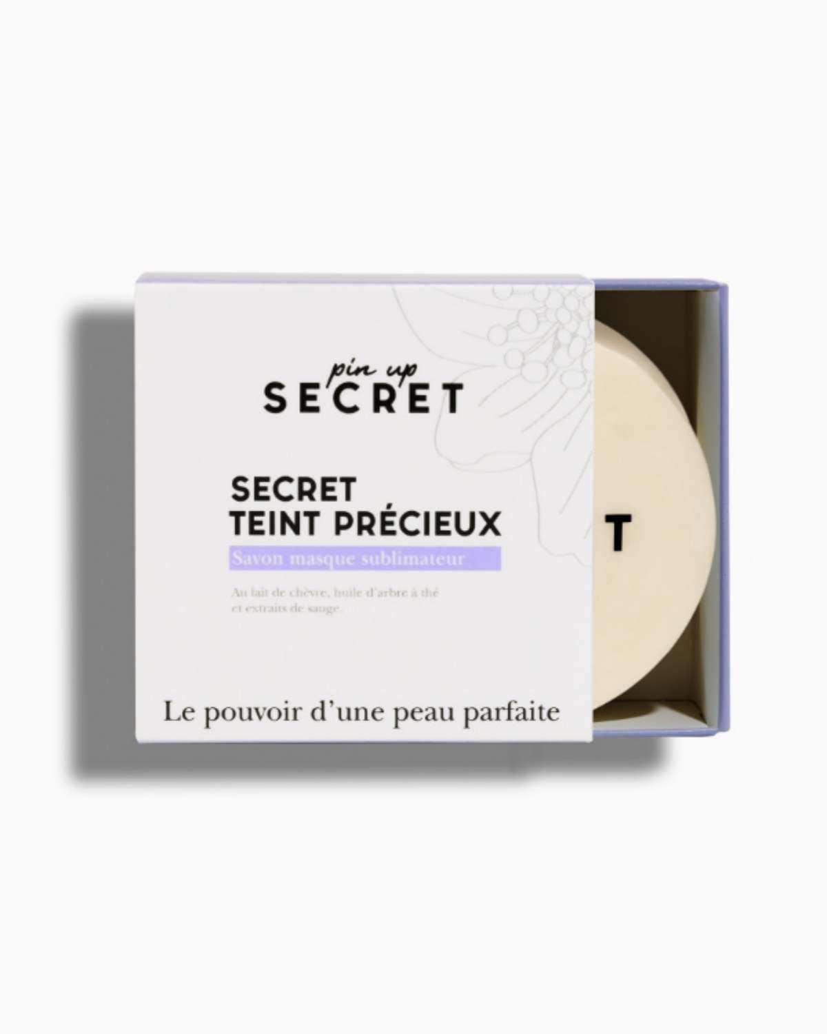 Secret Teint Précieux | Jabón-Mascarilla de Leche de Cabra Anti-Imperfecciones